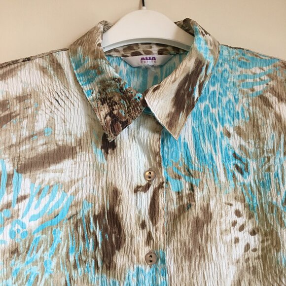 Eccentric Animal Print Button Down Dress Shirt - Picture 3 of 16